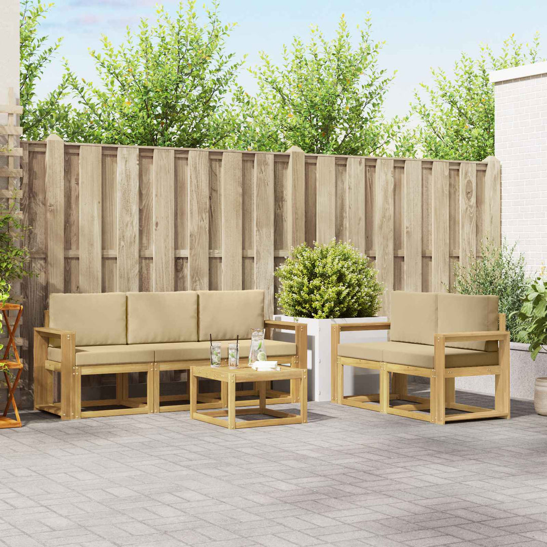 Udendørs sofagruppe 6 pcs