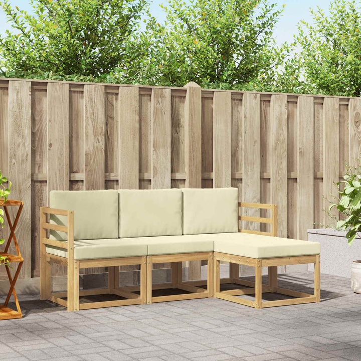 Udendørs sofagruppe 4 pcs
