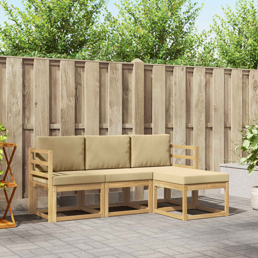 Udendørs sofagruppe 4 pcs