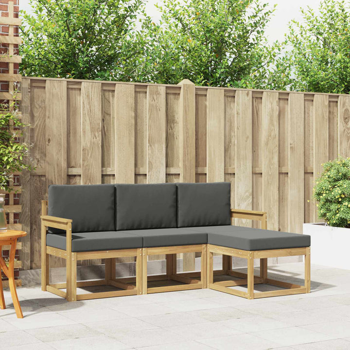 Udendørs sofagruppe 4 pcs