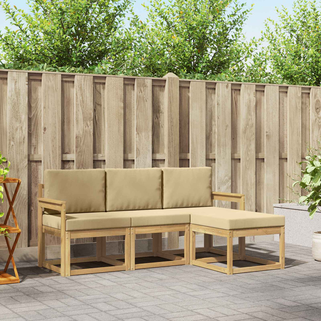 Udendørs sofagruppe 4 pcs