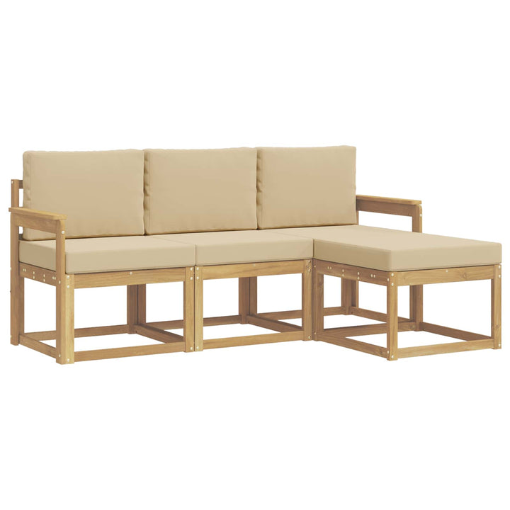 Udendørs sofagruppe 4 pcs