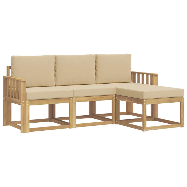 Udendørs sofagruppe 4 pcs
