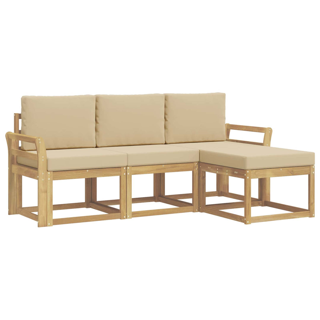 Udendørs sofagruppe 4 pcs