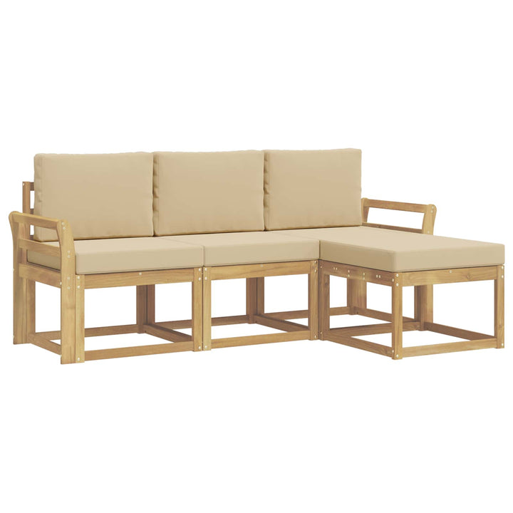 Udendørs sofagruppe 4 pcs