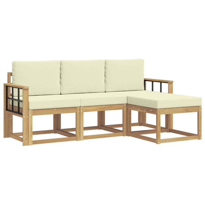 Udendørs sofagruppe 4 pcs