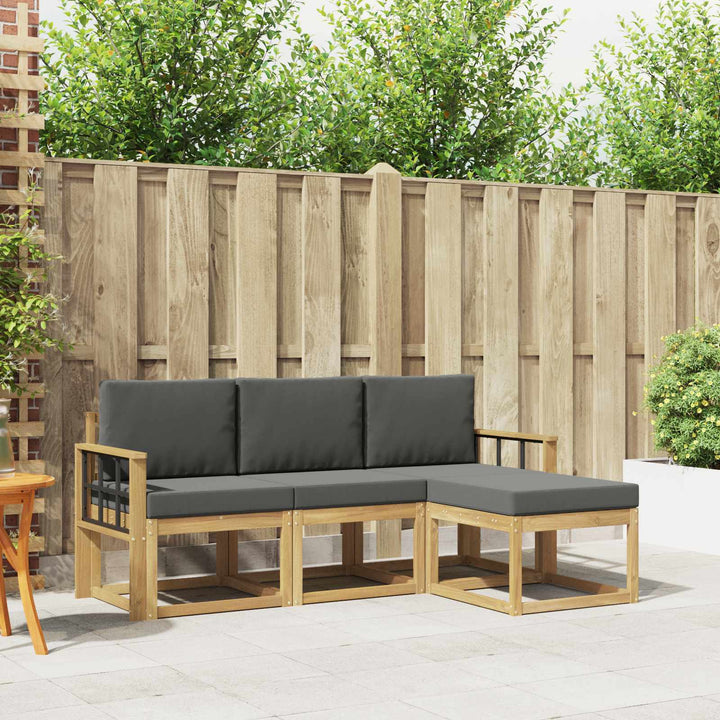Udendørs sofagruppe 4 pcs