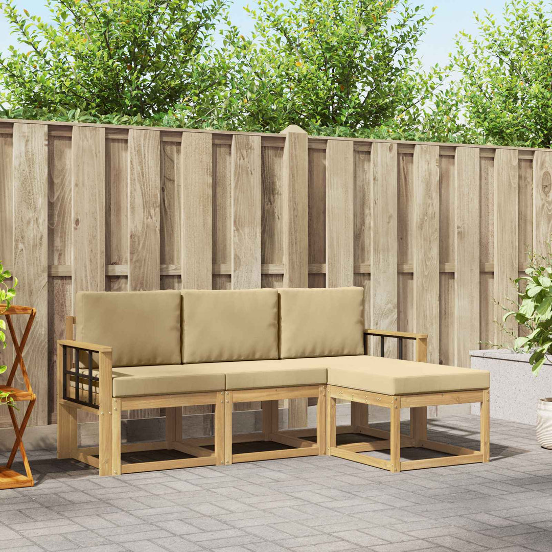Udendørs sofagruppe 4 pcs