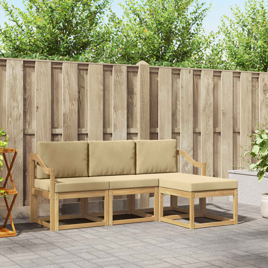Udendørs sofagruppe 4 pcs