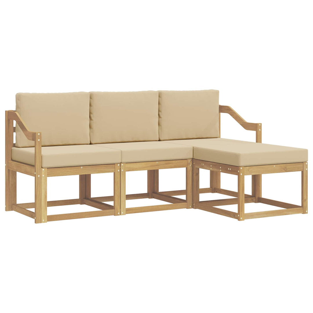 Udendørs sofagruppe 4 pcs