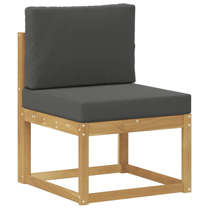 Udendørs sofagruppe 9 stk. Hvid og antracit