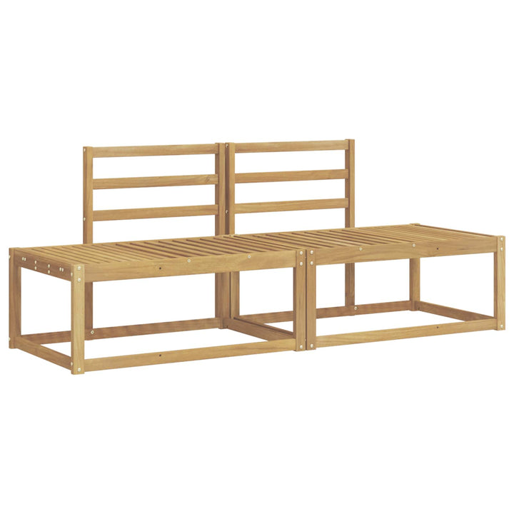 Udendørs sofagruppe 2 pcs Hvid 182,5 x 63 x 73 cm
