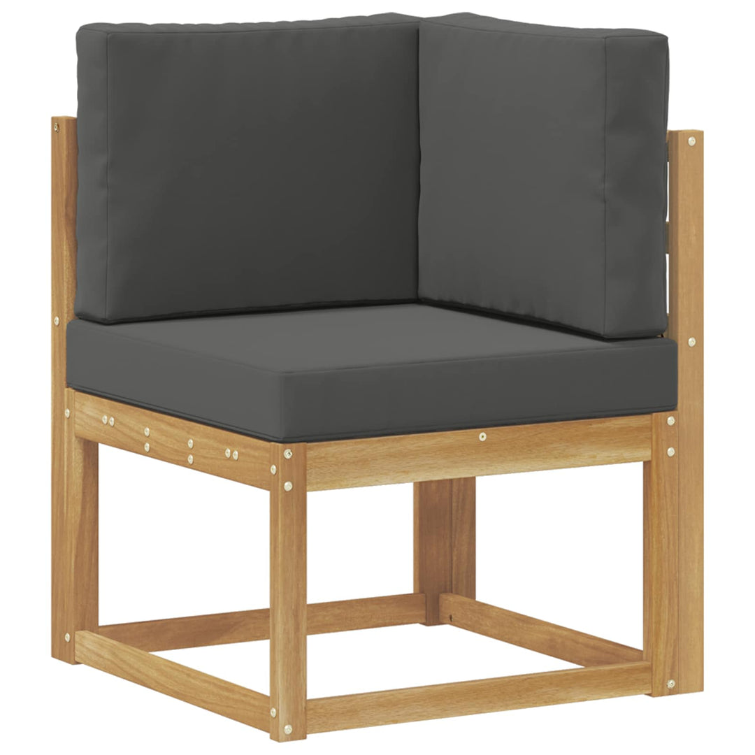 Udendørs sofagruppe 3 Stk Hvid og antracit Polyester