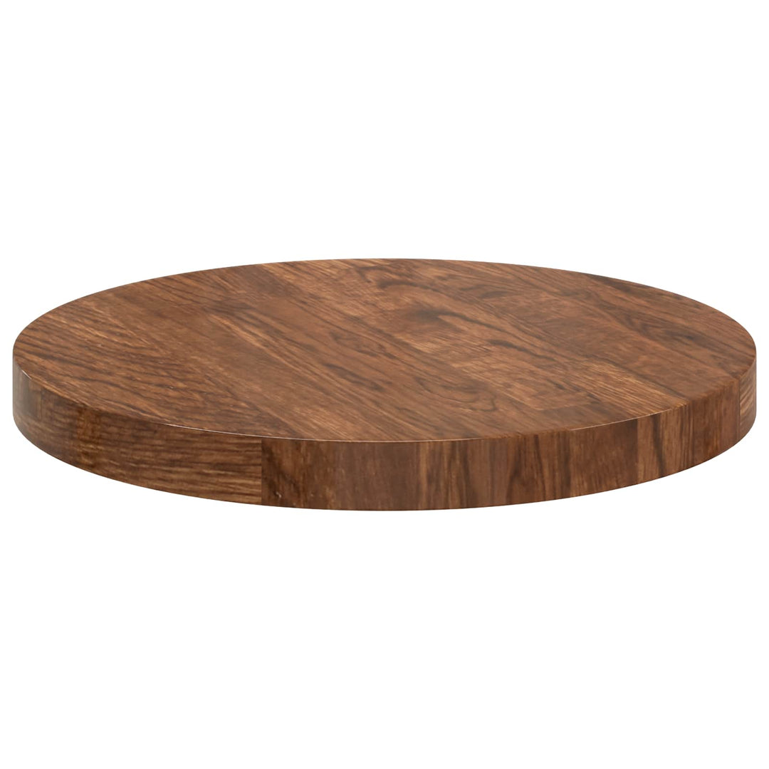 Bordplade Lys Brun Ø 30 x 2,5 cm Massivt Eg Træ