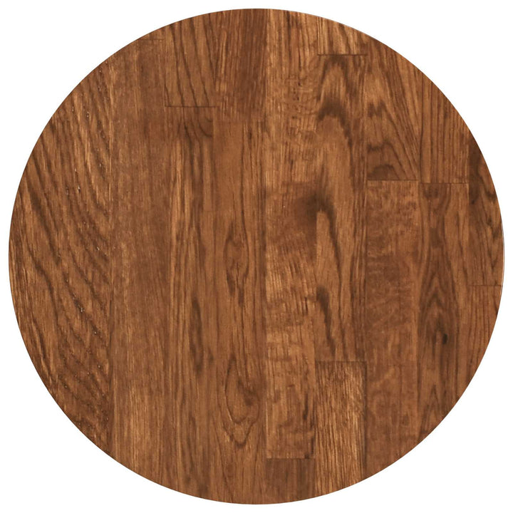Bordplade Lys Brun Ø 30 x 4 cm Massivt Eg Træ