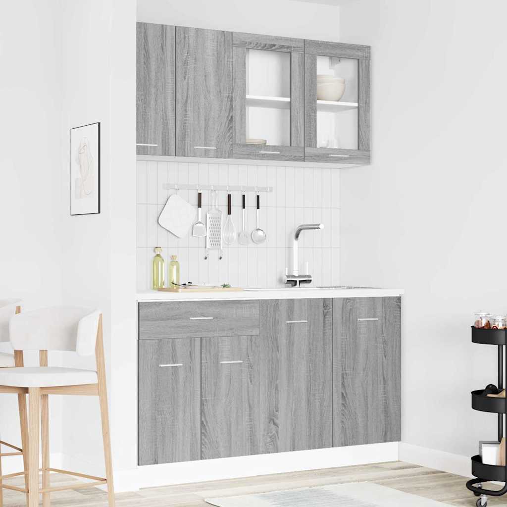 Køkkenenhed Lyon 4 pcs Grå Sonoma 80 x 46 x 81,5 cm