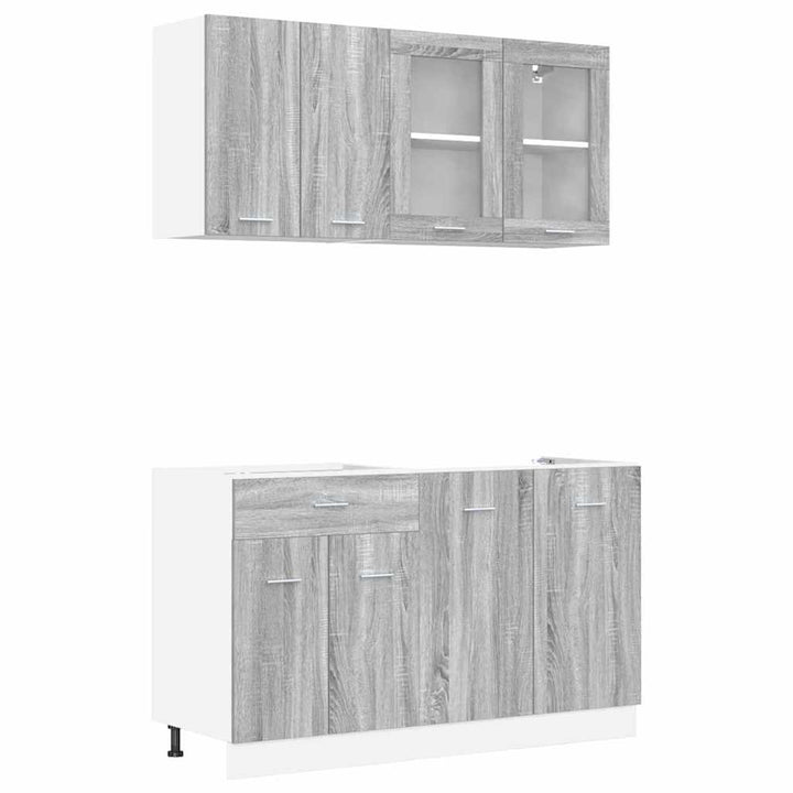 Køkkenenhed Lyon 4 pcs Grå Sonoma 80 x 46 x 81,5 cm