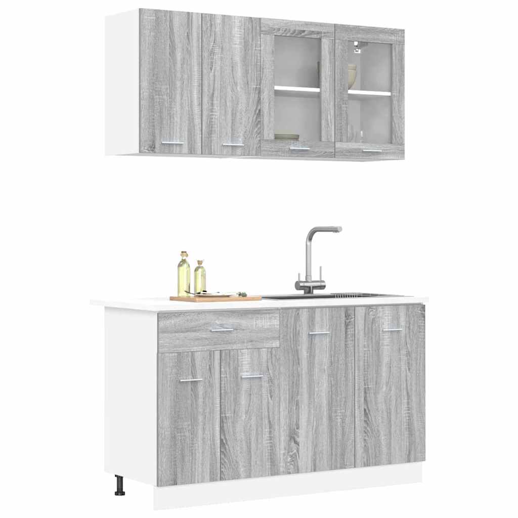 Køkkenenhed Lyon 4 pcs Grå Sonoma 80 x 46 x 81,5 cm