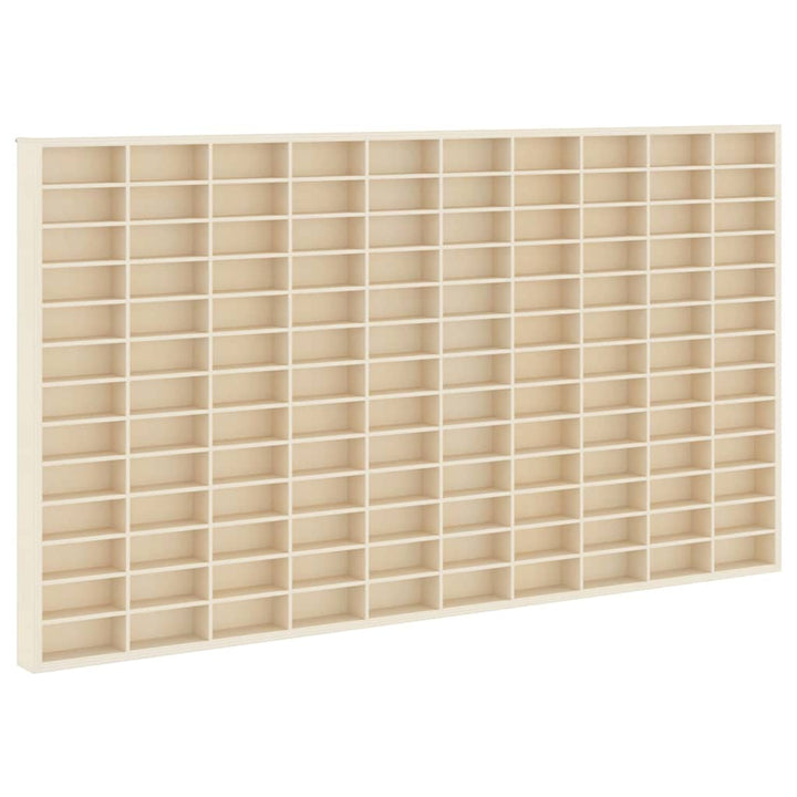 Vægdisplaykasse Beige 98 x 4,5 x 55 cm Konstrueret træ