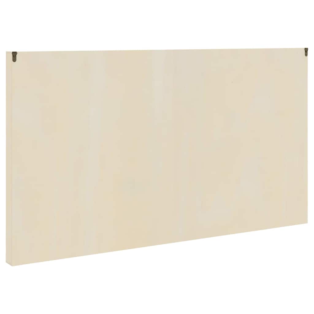 Vægdisplaykasse Beige 98 x 4,5 x 55 cm Konstrueret træ