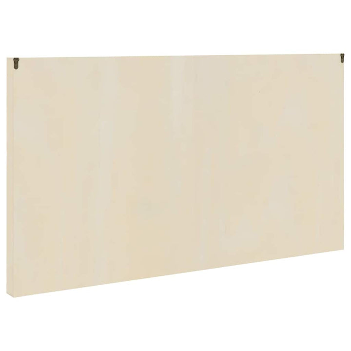 Vægdisplaykasse Beige 98 x 4,5 x 55 cm Konstrueret træ