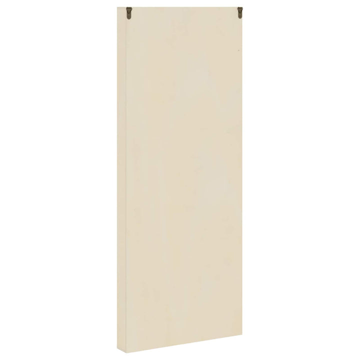 Vægdisplaykasse Beige 30 x 4,5 x 75 cm Konstrueret træ