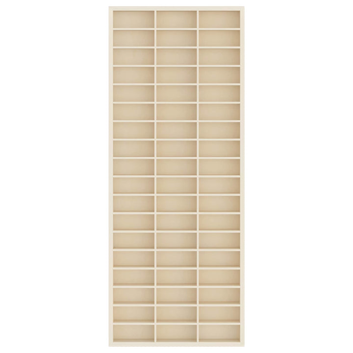 Vægdisplaykasse Beige 30 x 4,5 x 75 cm Konstrueret træ