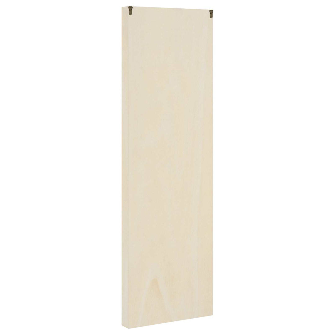 Vægdisplaykasse Beige 30 x 4,5 x 96 cm Konstrueret træ