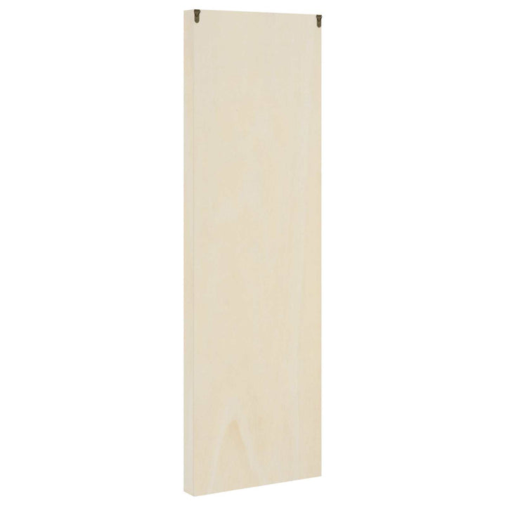 Vægdisplaykasse Beige 30 x 4,5 x 96 cm Konstrueret træ