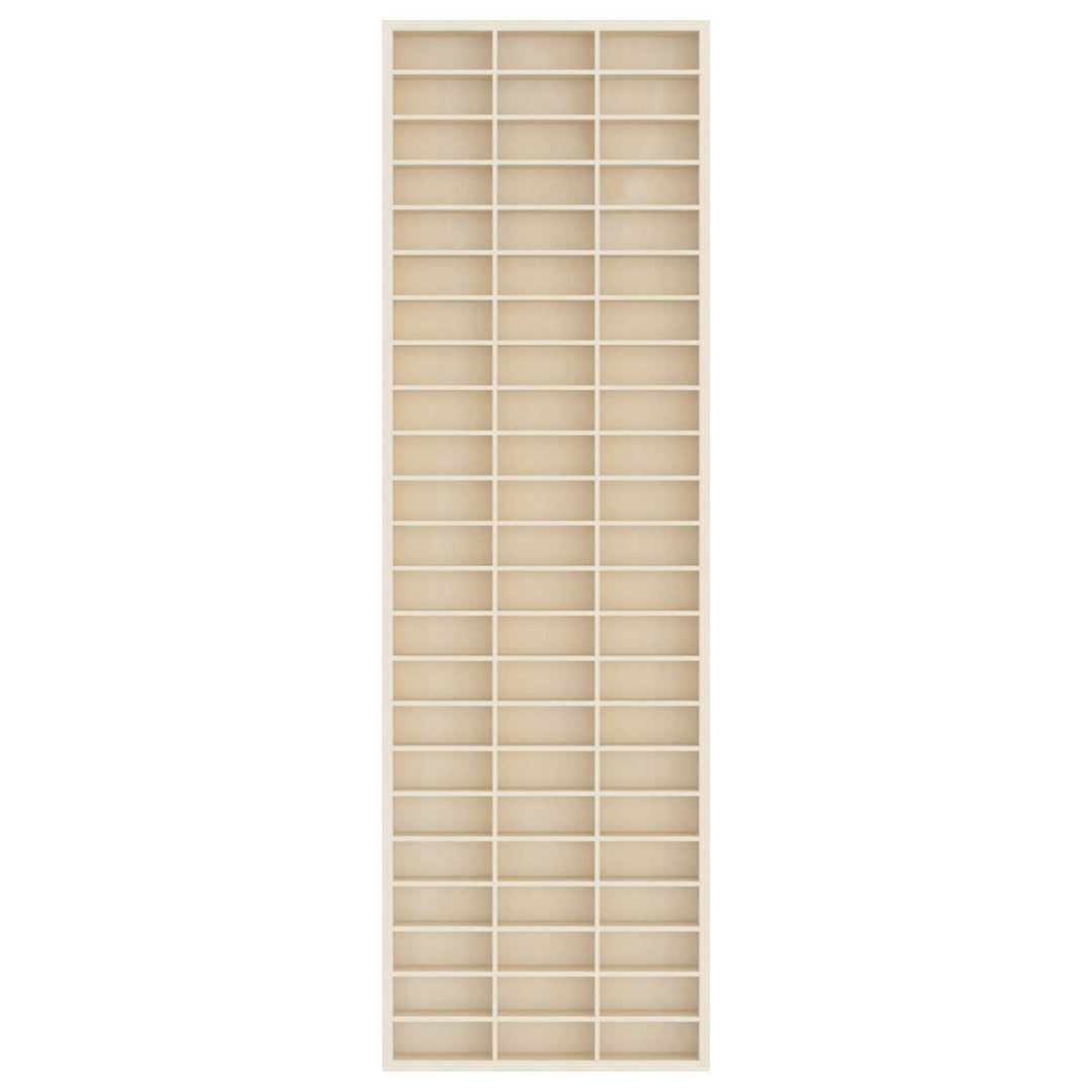 Vægdisplaykasse Beige 30 x 4,5 x 96 cm Konstrueret træ