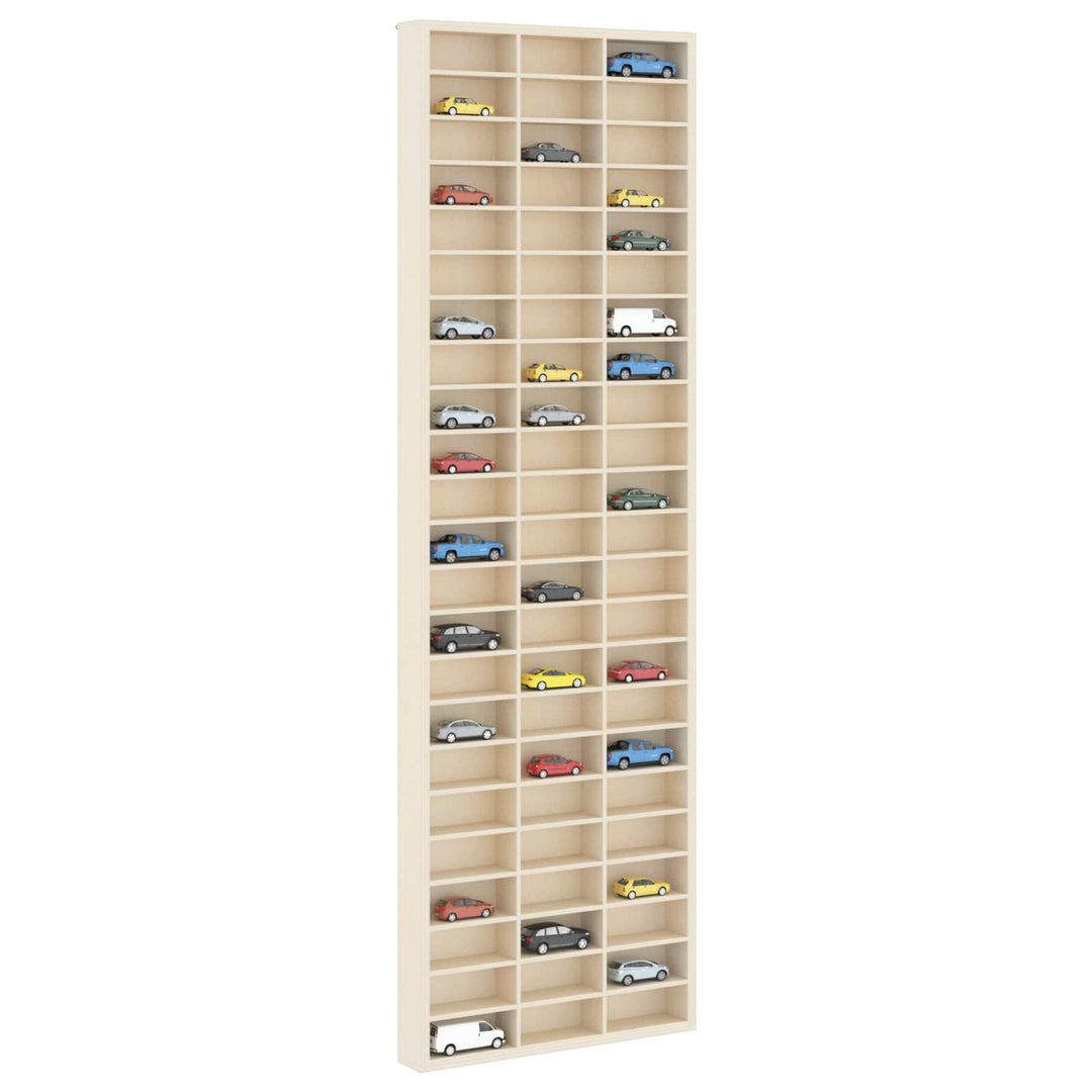 Vægdisplaykasse Beige 30 x 4,5 x 96 cm Konstrueret træ