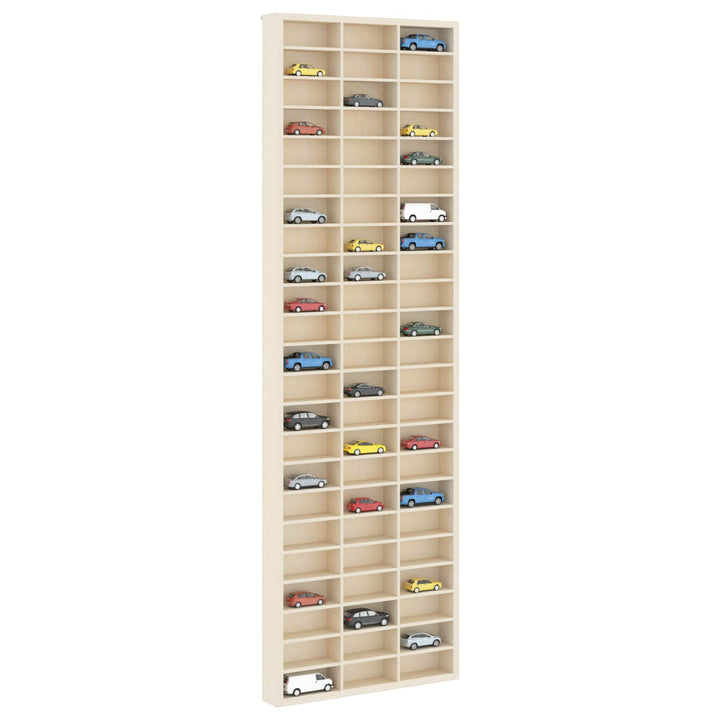 Vægdisplaykasse Beige 30 x 4,5 x 96 cm Konstrueret træ