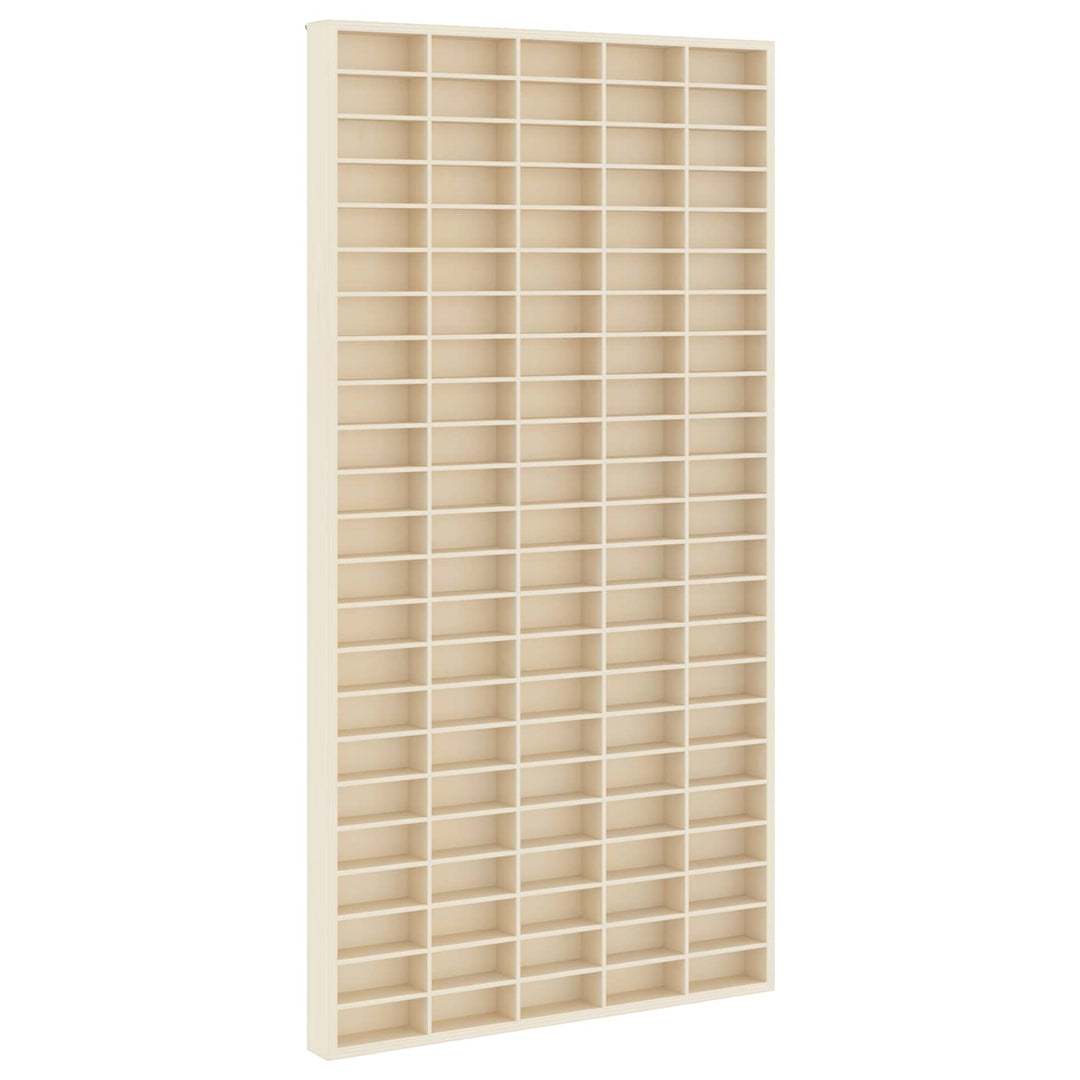 Vægdisplaykasse Beige 50 x 4,5 x 96 cm Konstrueret træ