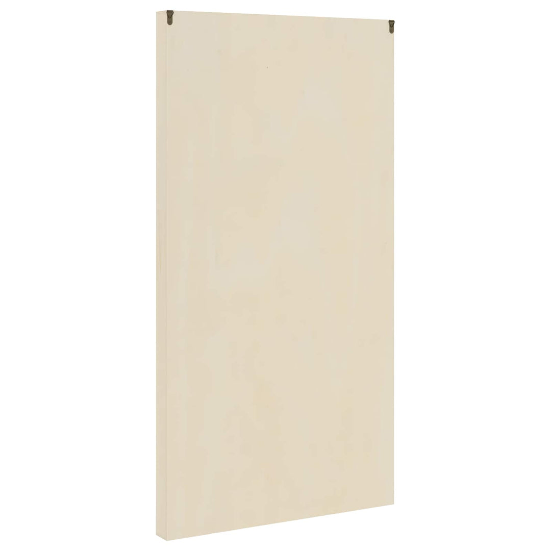 Vægdisplaykasse Beige 50 x 4,5 x 96 cm Konstrueret træ