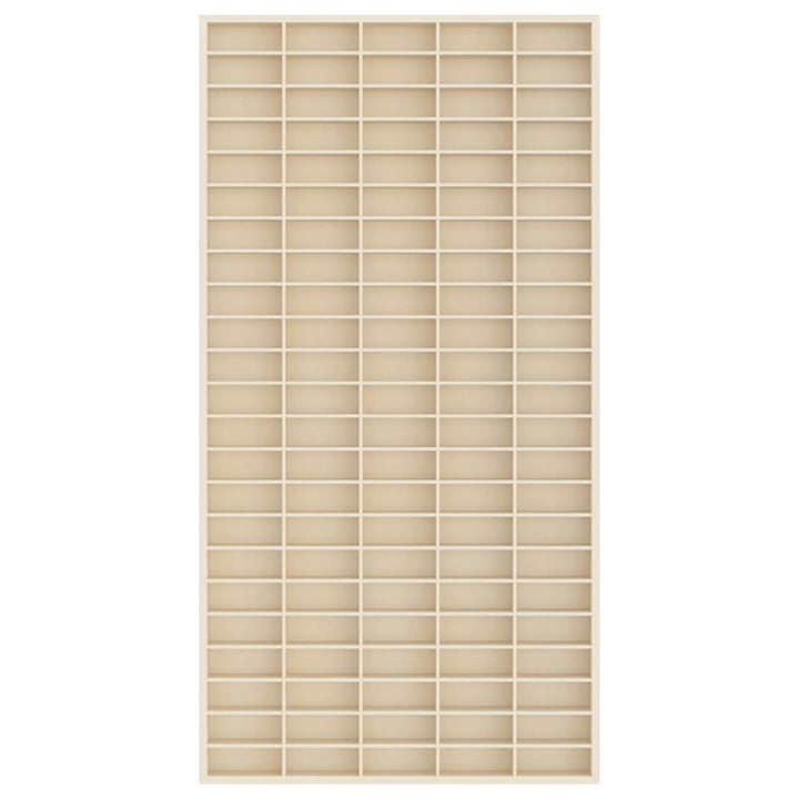 Vægdisplaykasse Beige 50 x 4,5 x 96 cm Konstrueret træ