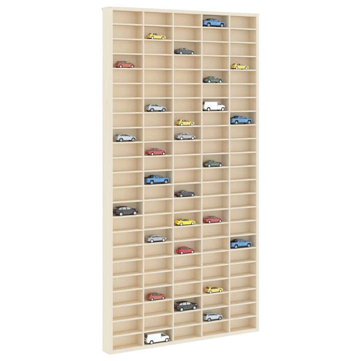Vægdisplaykasse Beige 50 x 4,5 x 96 cm Konstrueret træ