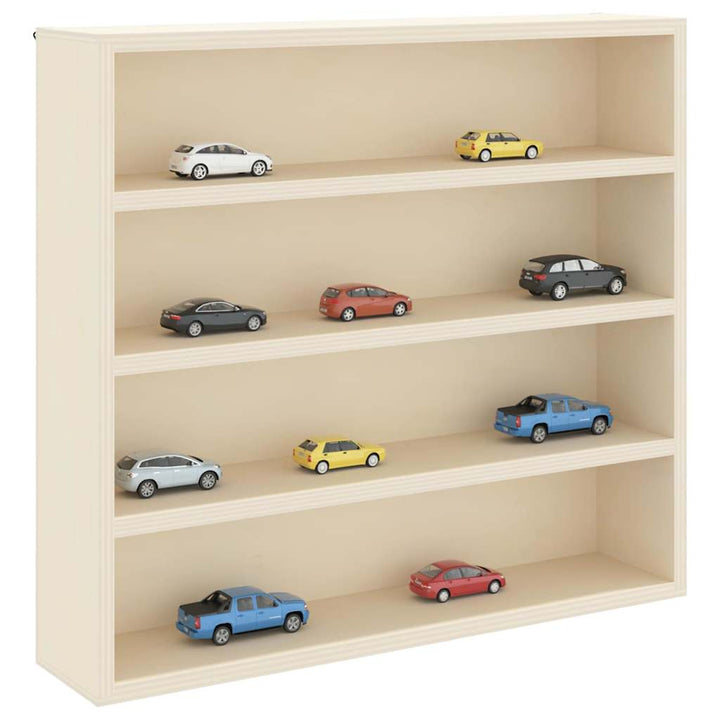Vægdisplaykasse Beige 40 x 8,5 x 37 cm Konstrueret træ