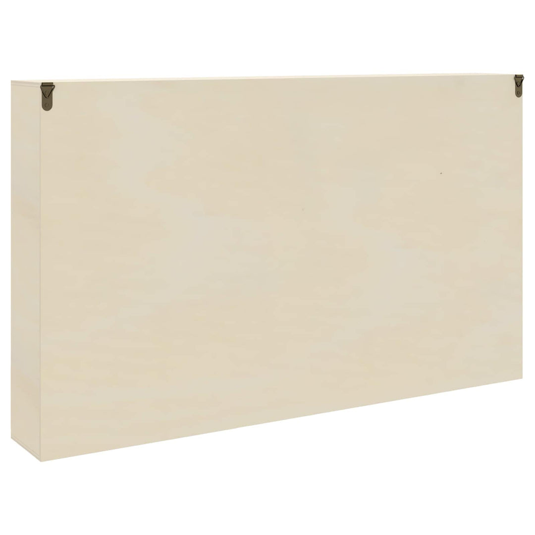 Vægdisplaykasse Vægmonteret Beige 60 x 8,5 x 37 cm