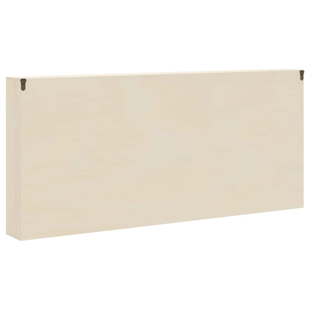 Vægdisplaykasse Vægmonteret Beige 80 x 8,5 x 36 cm