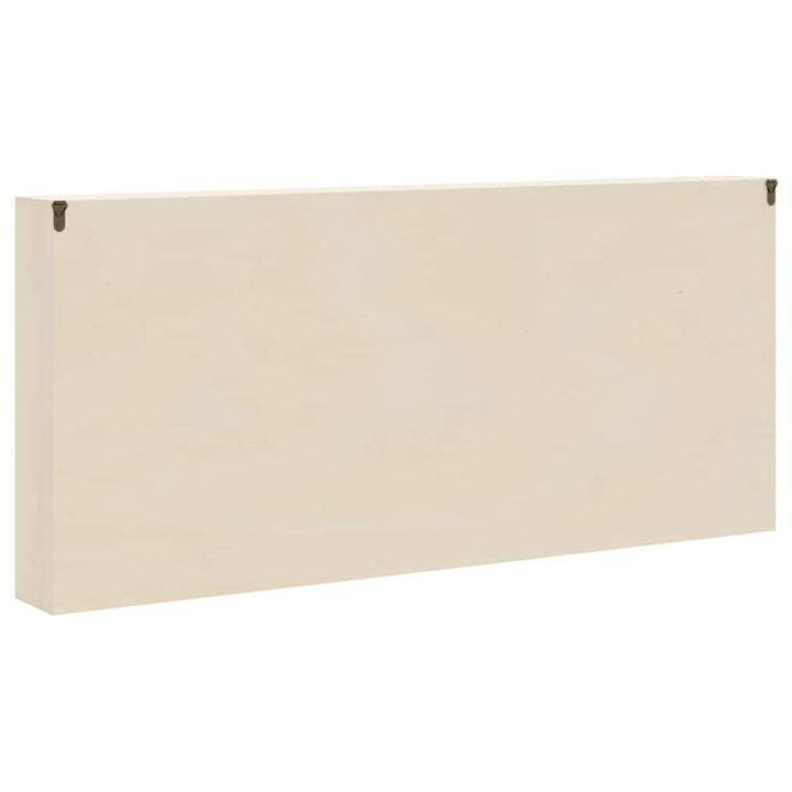Vægdisplaykasse Vægmonteret Beige 80 x 8,5 x 36 cm