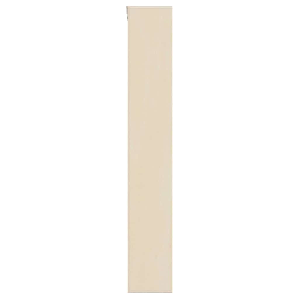 Vægdisplaykasse med hylde Beige 60 x 8,5 x 54 cm Krydsfinér