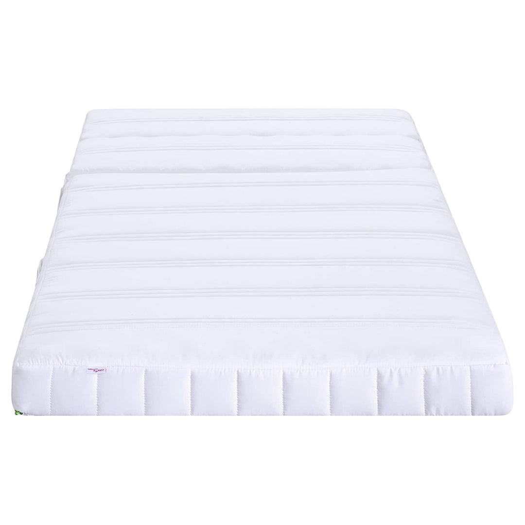 Udvidelig Skummadras 80 x 200 cm Hvid