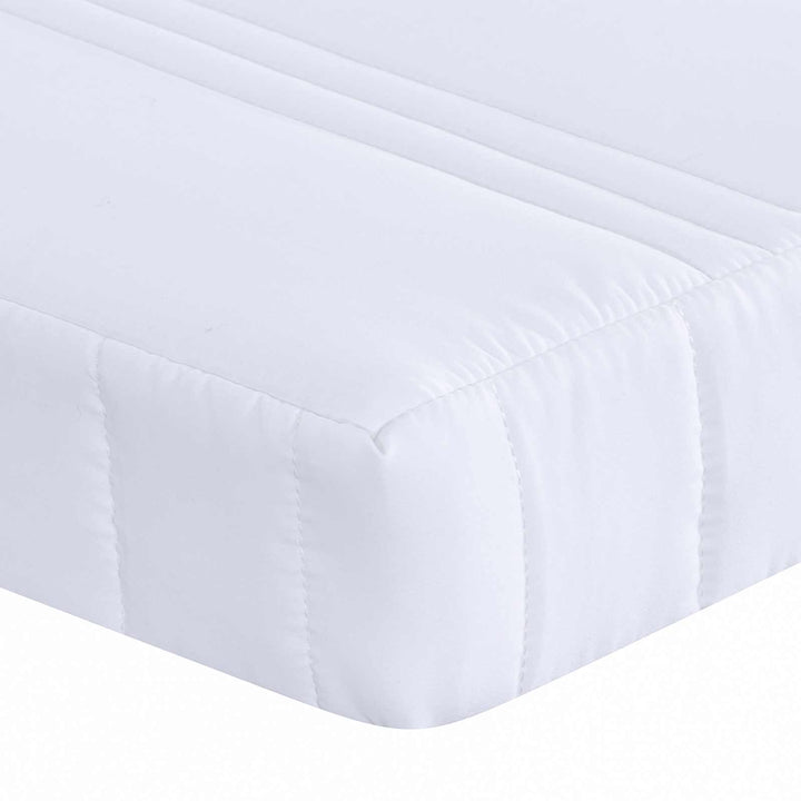 Udvidelig skummadras 80 x 200 cm Hvid