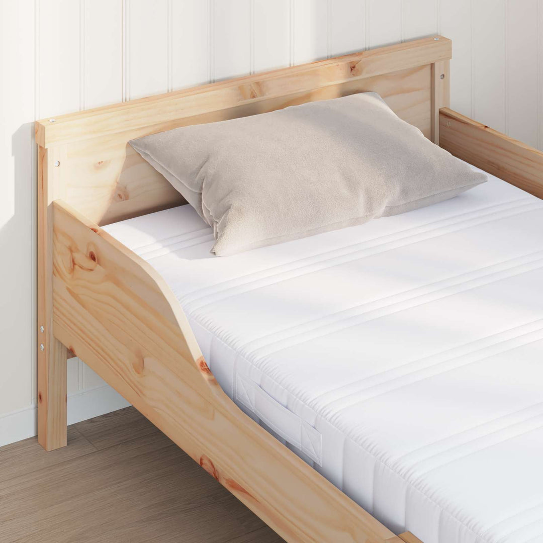 Udvidelig skummadras 80 x 200 cm Hvid