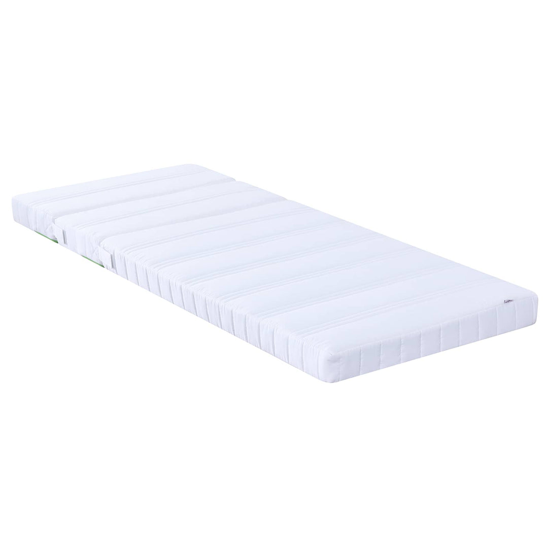 Udvidelig skummadras 80 x 200 cm Hvid