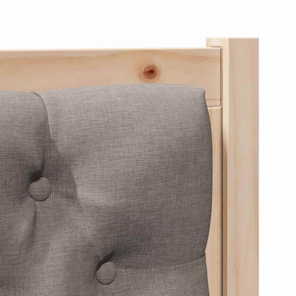 Hovedgærde Andet Brun og taupe 80 cm Massivt fyrretræ