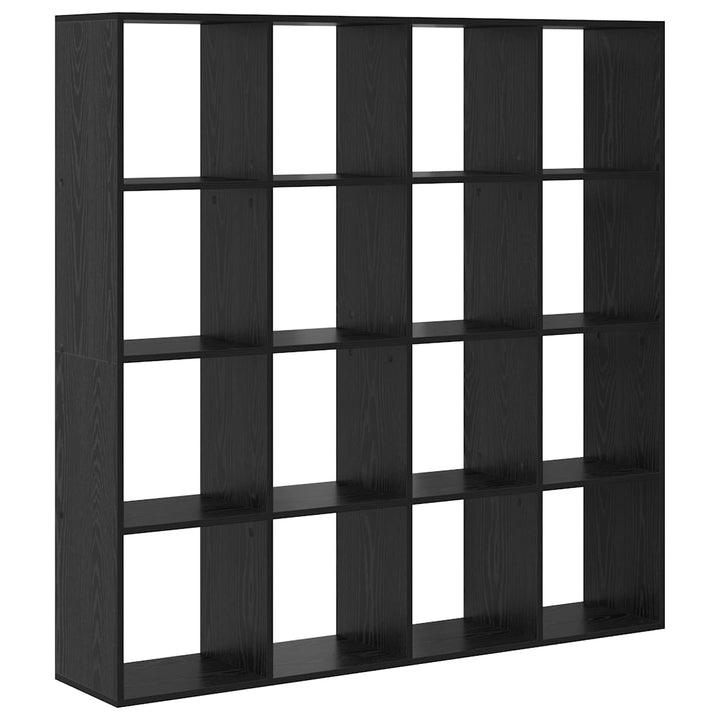 Bogskab Sort eg 137,5 x 29 x 137,5 cm Konstrueret træ