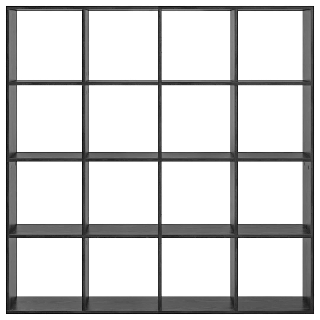 Bogskab Sort eg 137,5 x 29 x 137,5 cm Konstrueret træ