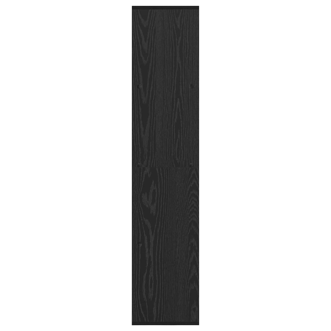 Bogskab Sort eg 137,5 x 29 x 137,5 cm Konstrueret træ