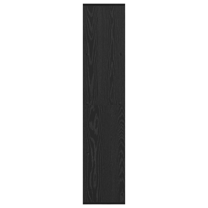 Bogskab Sort eg 137,5 x 29 x 137,5 cm Konstrueret træ